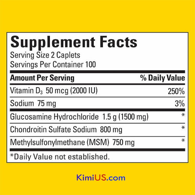 Triple Flex Nature Made 200 viên - Viên uống hỗ trợ điều trị xương khớp của Mỹ (USA)