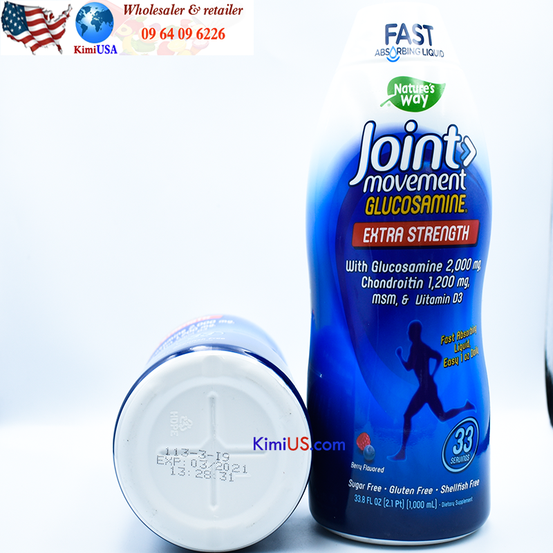Glucosamine Nước Joint Movement Wellesse 1000ml- hỗ trợ xương khớp cực kỳ hiệu quả của Mỹ (cao cấp)