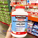  Glucosamine HCI 1500mg with MSM  kirkland 375 viên - Viên uống bổ xương khớp của Mỹ. 