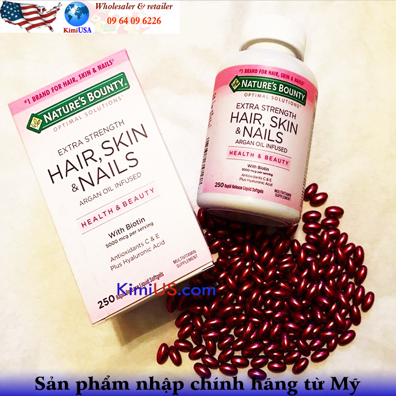 Viên uống Hair Skin & Nails của Nature's Bounty 150 viên tốt ra sao?