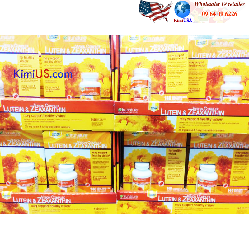 Viên bổ mắt Trunature Vision Complex Lutein & Zeaxanthin 140 viên - Mỹ