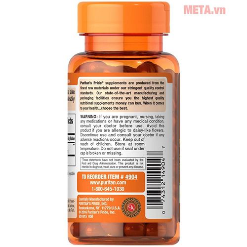 Puritan's Pride Lutein 20mg 120 viên - Viên bổ mắt của Mỹ