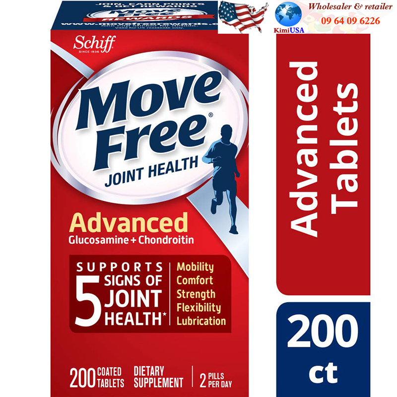  Move Free Total Joint Health 200 viên- Viên uống bổ xương khớp của Mỹ 