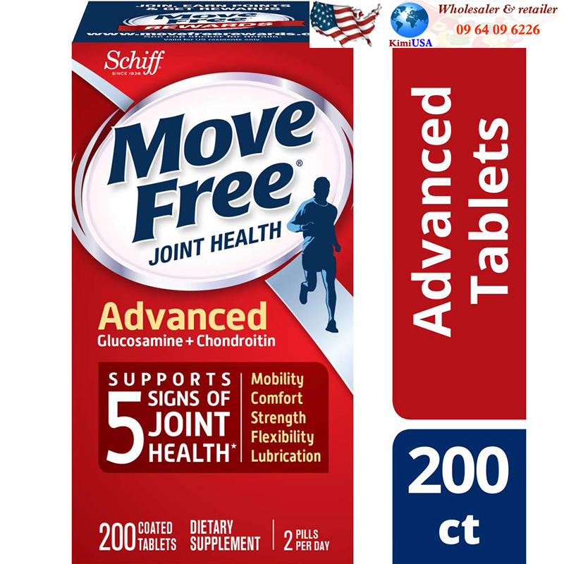 Move Free Total Joint Health 200 viên- Viên uống bổ xương khớp của Mỹ
