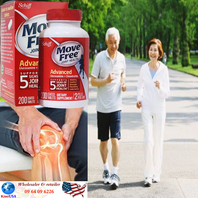 Move Free Total Joint Health 200 viên- Viên uống bổ xương khớp của Mỹ