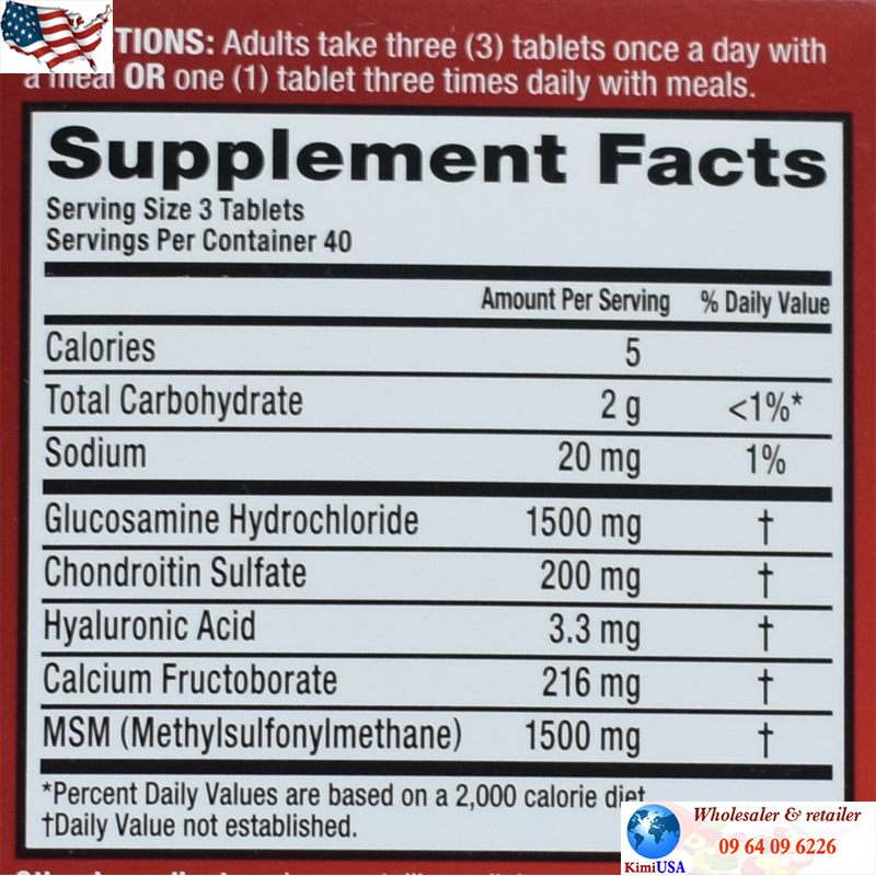 Schiff Move Free Advanced 120v Glucosamine + Chondroitin + MSM - Thuốc bổ xương khớp cao cấp từ Mỹ