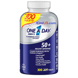  One A Day Men 50+ 300 viên - Viên uống MultiVitamin bổ sung sức khỏe cho nam trên 50 tuổi của Mỹ - GG 