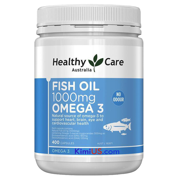  Dầu cá tự nhiên Fish Oil Omega-3 1000mg 400 viên của Úc - GG 