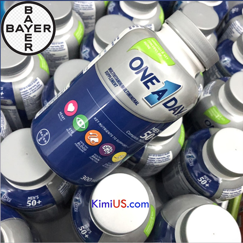 One A Day Men 50+ Health Formula - Viên uống tăng cường sức khỏe, đề kháng cho nam của Mỹ
