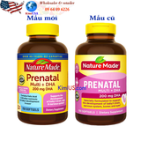  Prenatal Multi DHA Nature Made 150v - viên uống cho bà bầu của Mỹ (USA) - GG 
