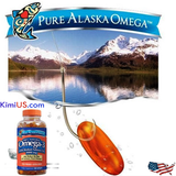  Dầu cá hồi Pure Alaska Omega-3 Wild Salmon Oil 1000mg 210 viên của Mỹ 