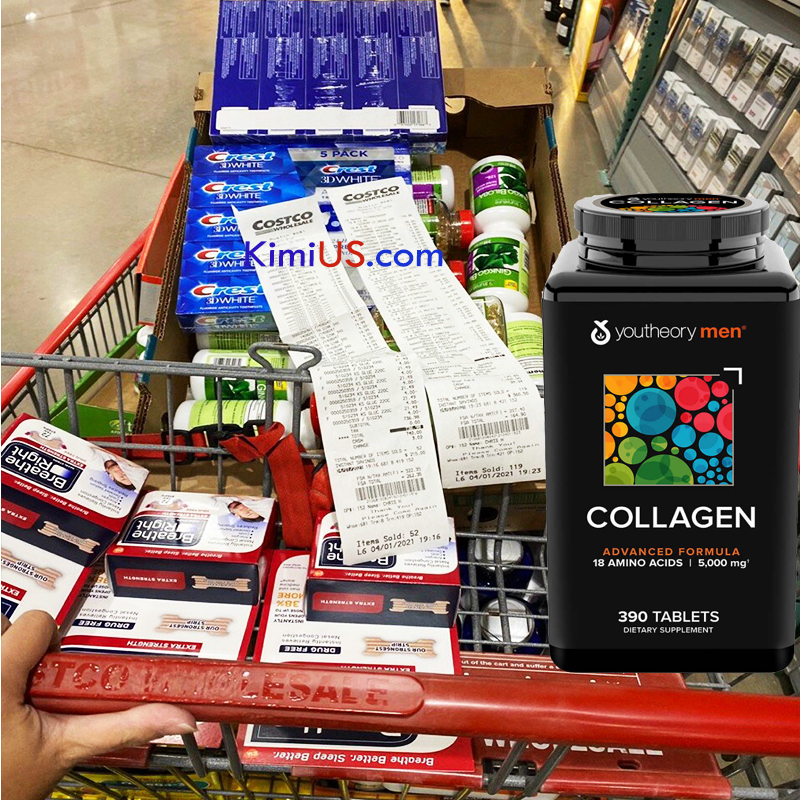 Collagen cho nam giới - Collagen Youtheory MEN 390 viên - Mỹ