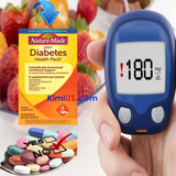  TPCN điều hòa đường Diabetes Nature Made 60packets - chính hãng Mỹ 