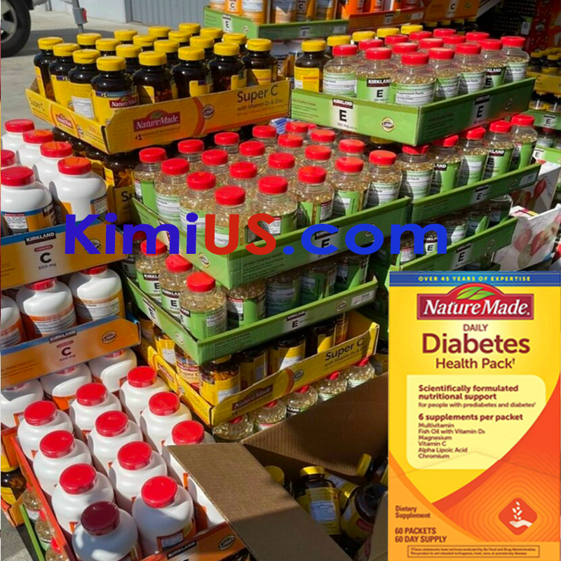  TPCN điều hòa đường Diabetes Nature Made 60packets - chính hãng Mỹ 