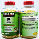  Vitamin E 400 I.U Kirkland 500v - giữ ẩm, làm sáng da của Mỹ - GG 