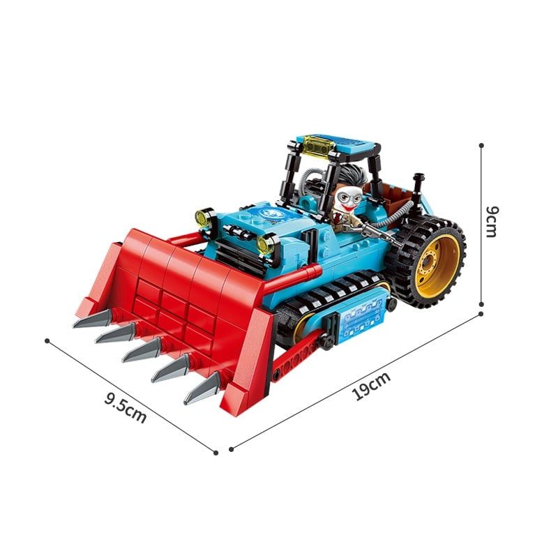 Đồ chơi lắp ráp Xe ủi của tên cướp đào vàng Qman 1927 (247 chi tiết)
