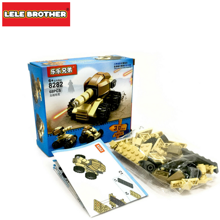 Hộp Bộ Lắp Ráp Chiến Xe Tank Series Military Lele Brother 8301