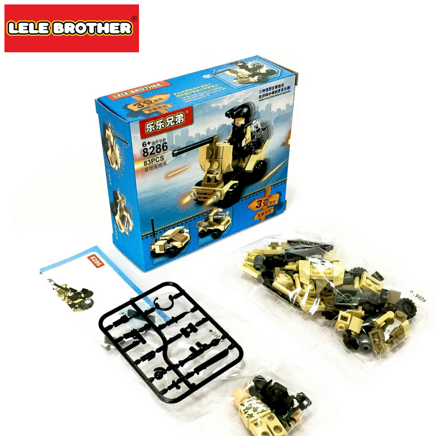 Hộp Bộ Lắp Ráp Chiến Xe Tank Series Military Lele Brother 8301