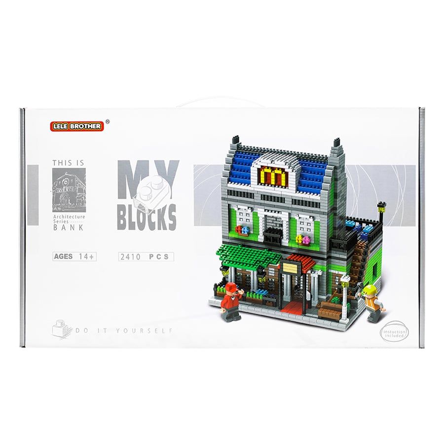 Bộ lắp ráp Kiến tạo Nhà hàng Lele Brother Architech NanoBlock (6703)