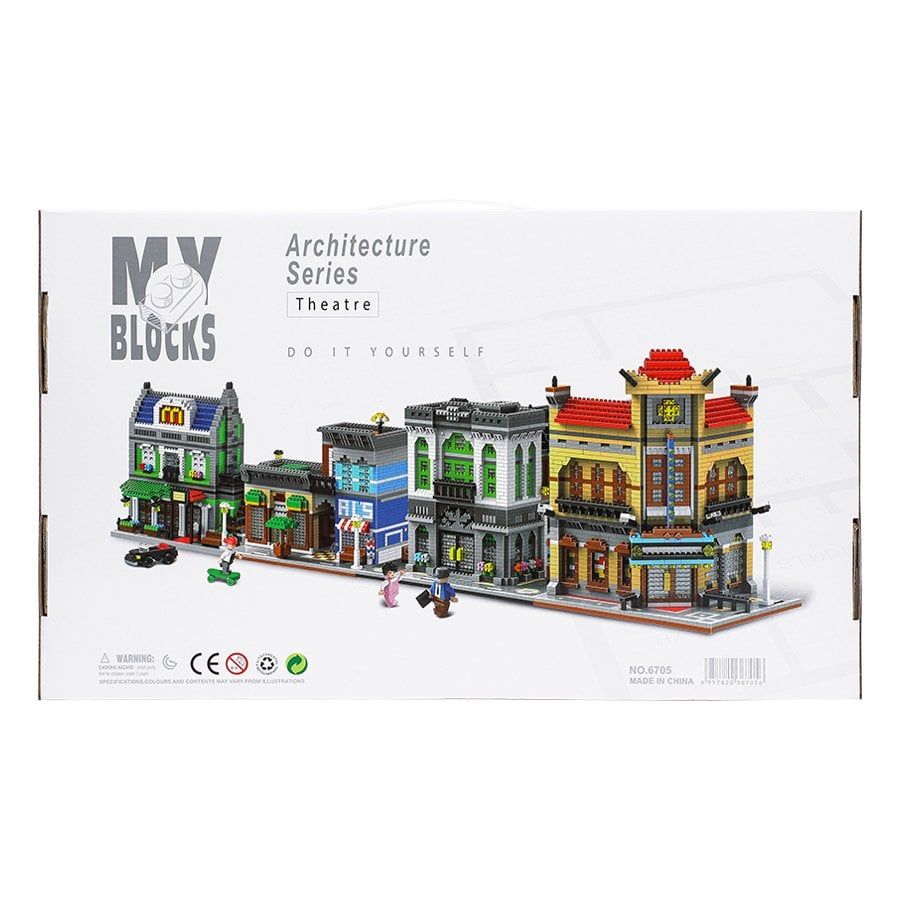 Bộ Lắp Ráp Kiến Tạo Nhà Hát Lele Brother 6705 (2209 Mảnh Ghép)