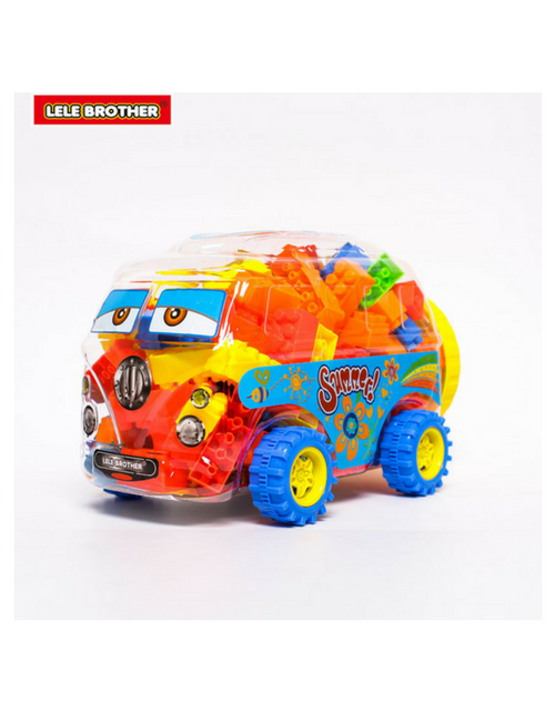 Bộ lắp ráp xe du lịch Lele Brother 8166-8