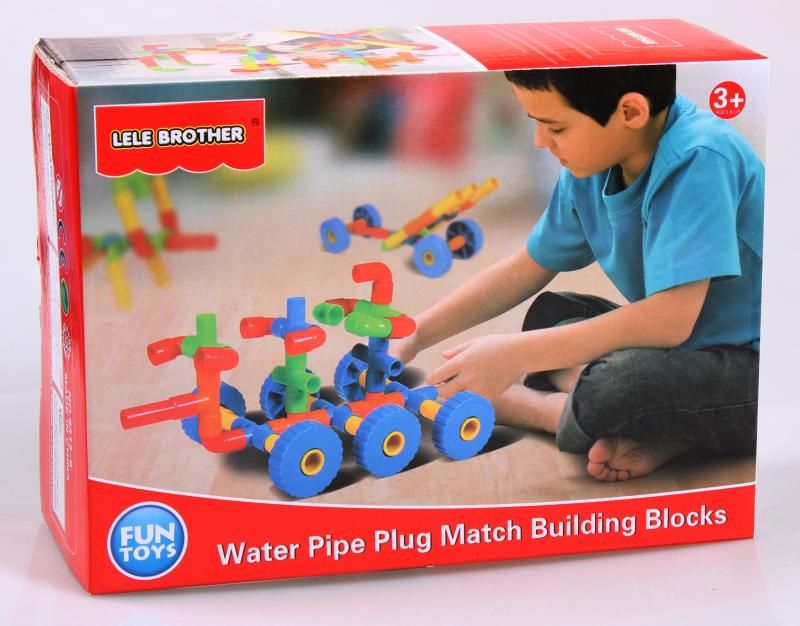 Hộp đồ chơi lắp ráp bản làng Lele Brother 8313-6