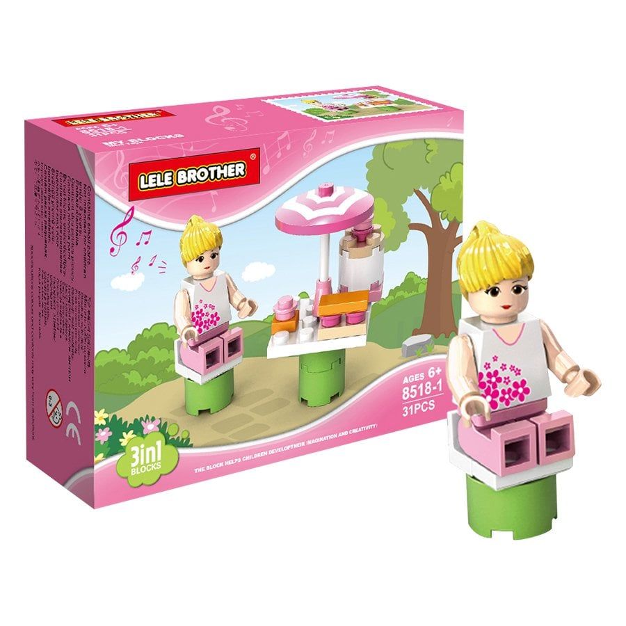 Đồ Chơi Lắp Ráp Ngôi Nhà Bé Gái For Girls Lele Brother 8518