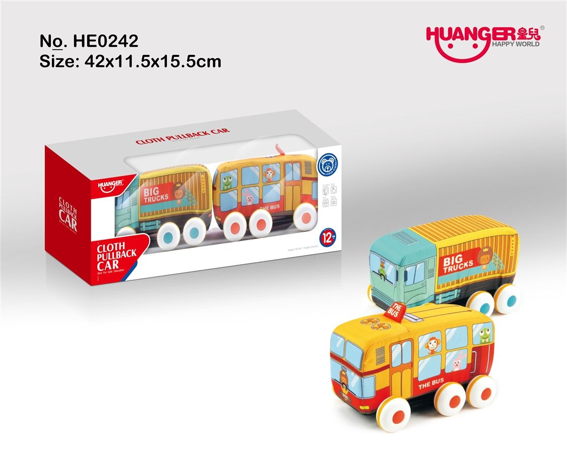 Set 2 xe hơi bằng vải Huanger HE0242