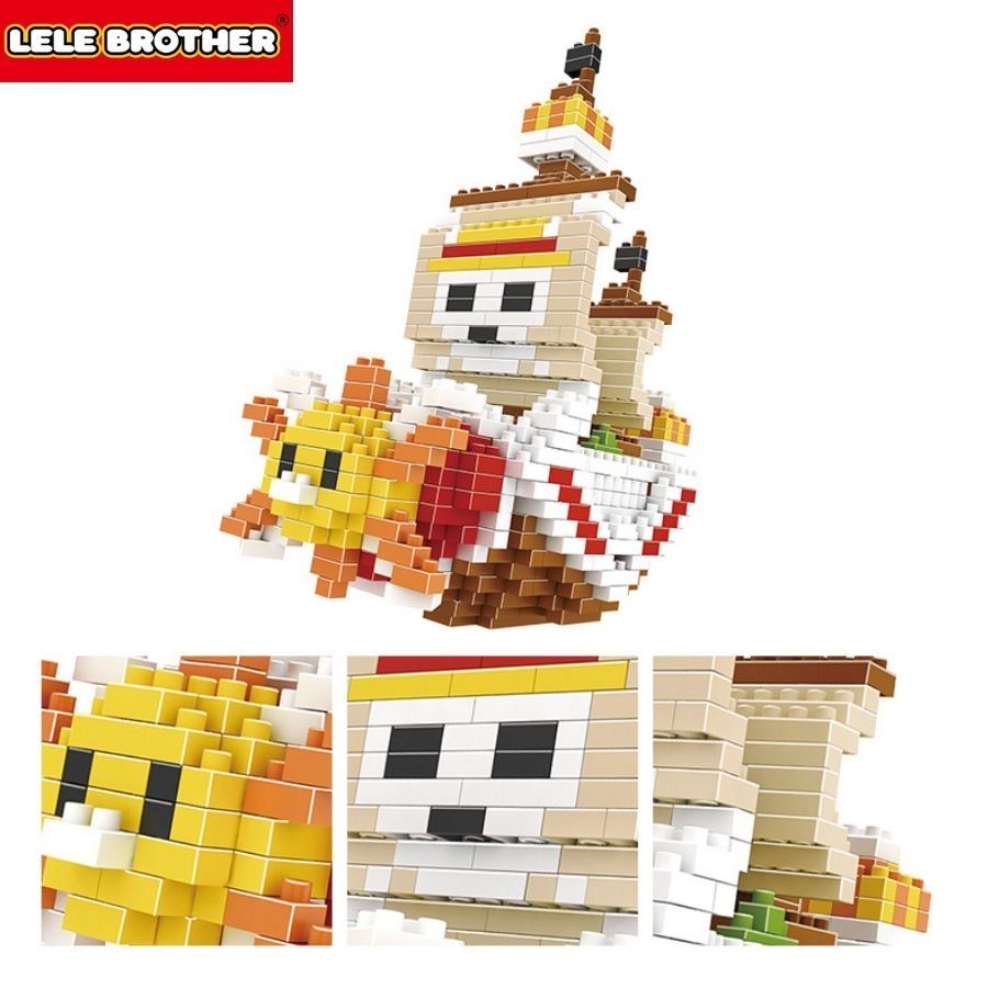 Bộ lắp ráp Tàu chiến Đảo hải tặc One Piece Thousand Sunny Lele Brother 6228