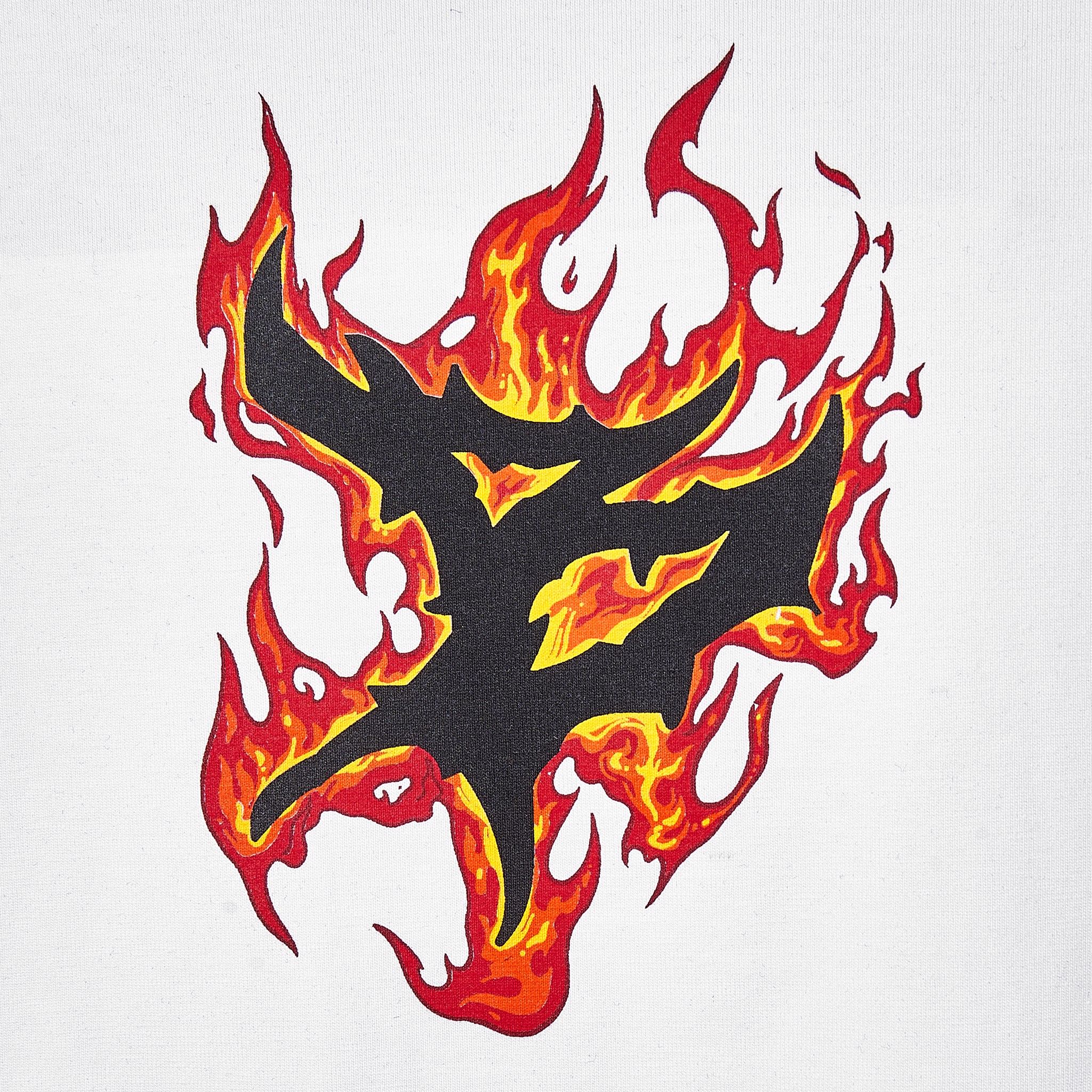 FLAME T-SHIRT (Trắng )