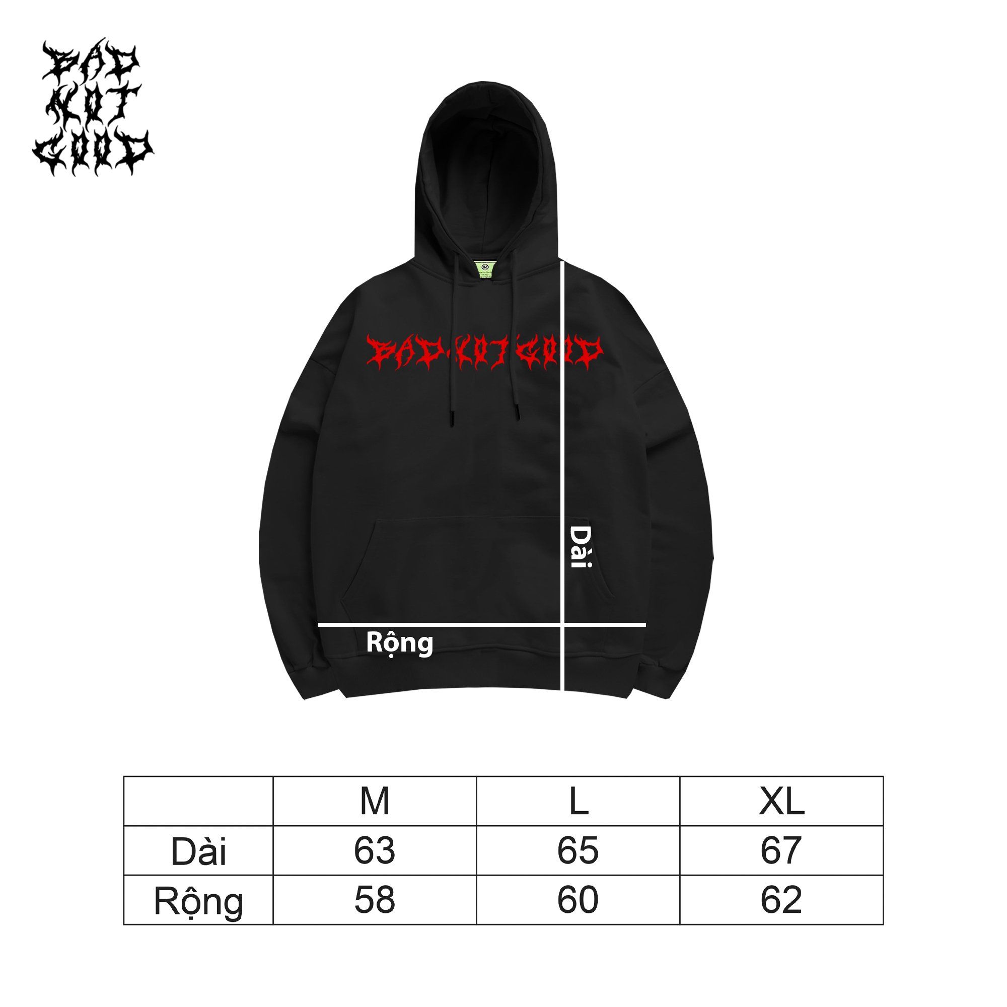 HOODIE GÂN MÁU