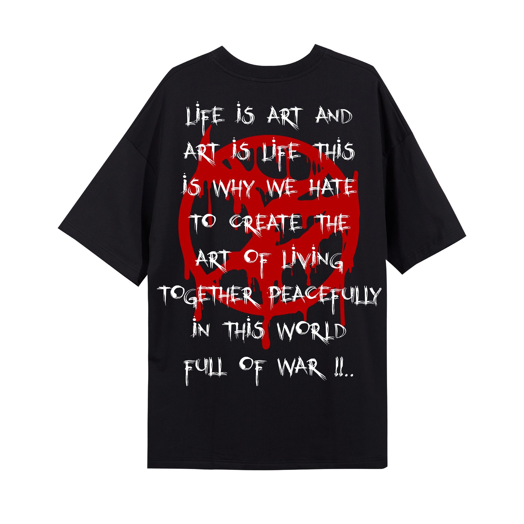 PEACEFULL T-Shirt (Đen)
