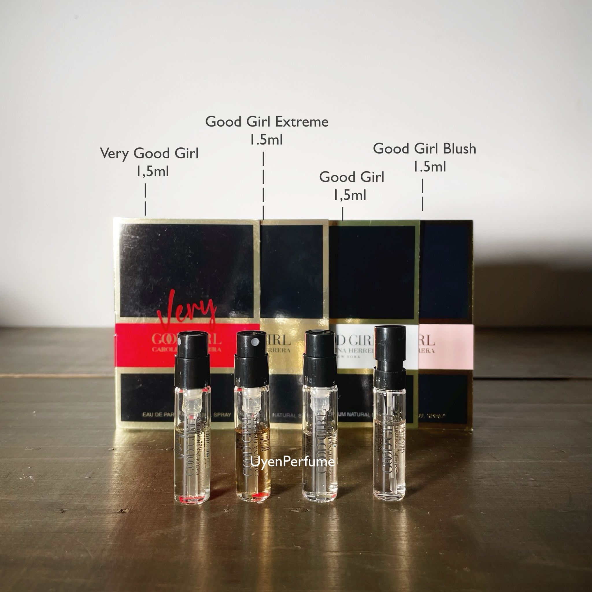 Set 4 Vial Good Girl