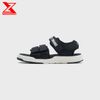 Sandal Nam Nữ quai ngang đế bệt ZX 2124 Black White