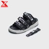 Sandals ZX the Meta 3121 đế bằng Streetwear khóa cài Black Camo