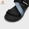 Sandal Nam Nữ quai chéo Nanu 12 Black Cream & Black Blue