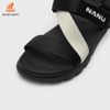 Sandal Nam Nữ quai chéo Nanu 12 Black Cream & Black Blue