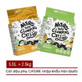 Cát đậu nành vệ sinh cho mèo Cature Natural Tofu Clumping 7l