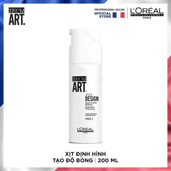 Xịt Định Hình Tạo Độ Bóng Techni Art. Fix Design 200 Ml