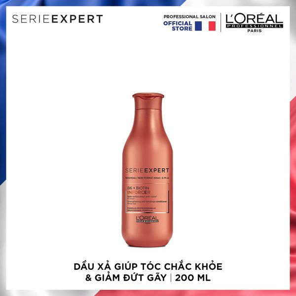 Dầu Xả Giúp Tóc Chắc Khỏe Và Giảm Đứt Gãy Serie Expert Inforcer 200ml