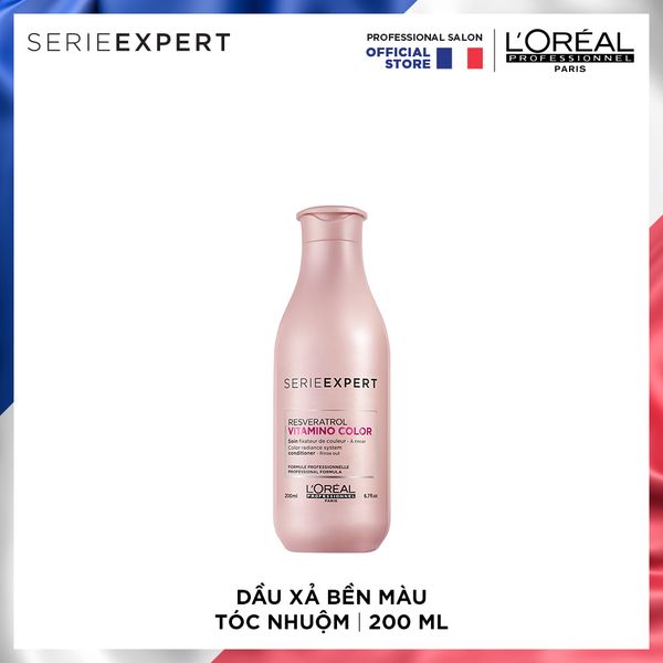 Dầu Xả Bền Màu Tóc Nhuộm Serie Expert Vitamino Resveratrol 200 ml