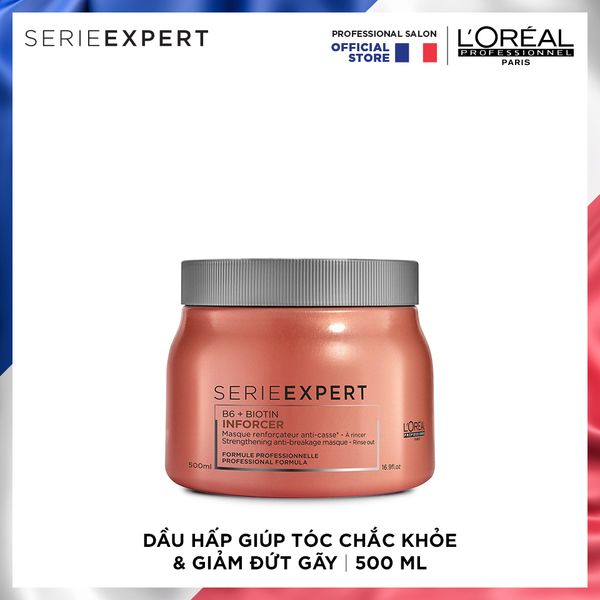 Dầu Hấp Giúp Tóc Chắc Khỏe Và Giảm Đứt Gãy Serie Expert Inforcer 500ml