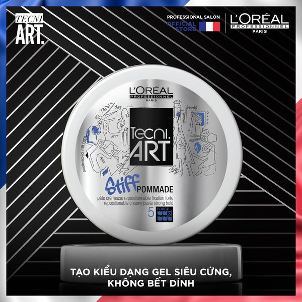Sáp Tạo Kiểu Techni Art. Stiff Paste 75 Ml