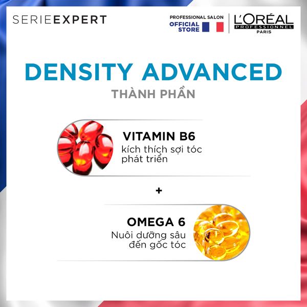 Dầu Gội Hỗ Trợ Làm Tăng Mật Độ Tóc Serie Expert Density Advanced 500 ml