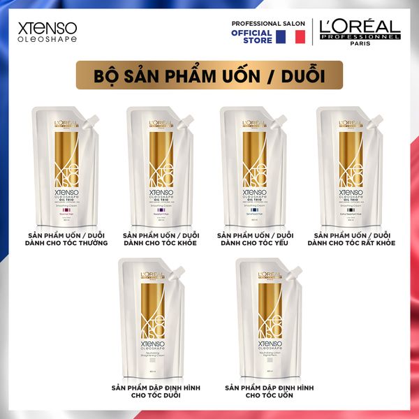Sản phẩm uốn / duỗi dành cho tóc thường (bước 1) XTENSO OLEOSHAPE