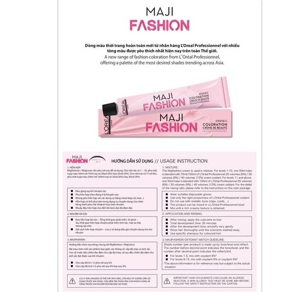 Bảng màu Maji Fashion mới 2020 trị giá 1 triệu VND