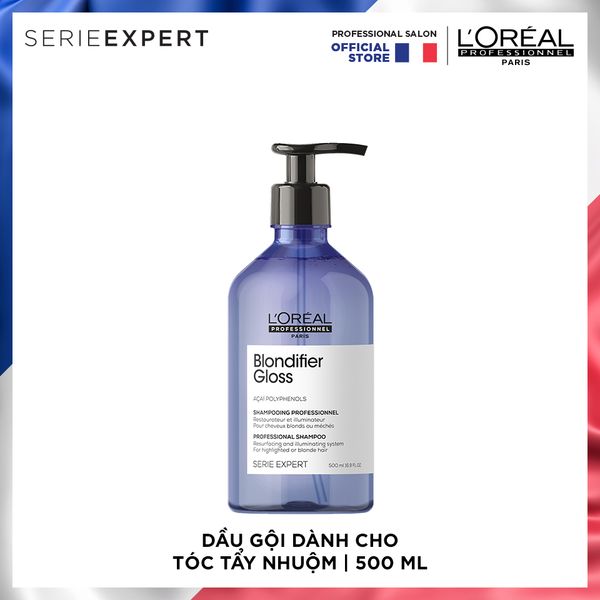 ( MỚI ) Dầu Gội Tóc Tẩy Nhuộm Serie Expert BLONDIFIER 500ml