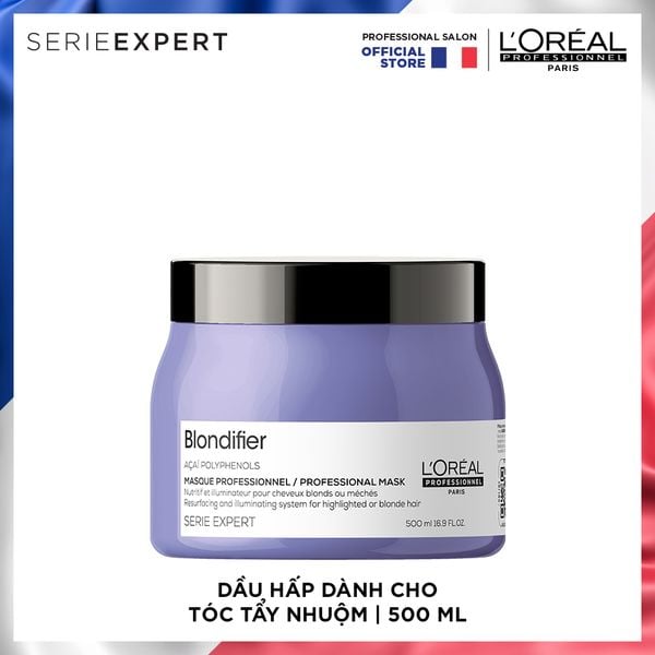 ( MỚI ) Dầu Hấp Tóc Tẩy Nhuộm Serie Expert BLONDIFIER 500ml