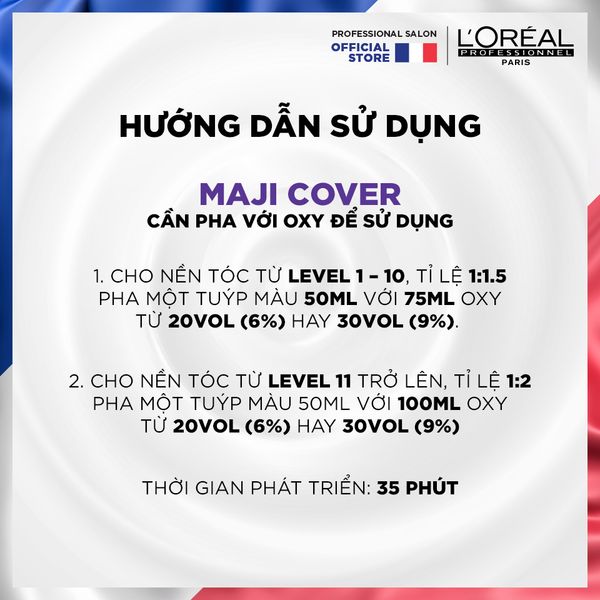 Màu nhuộm phủ bạc Majicover