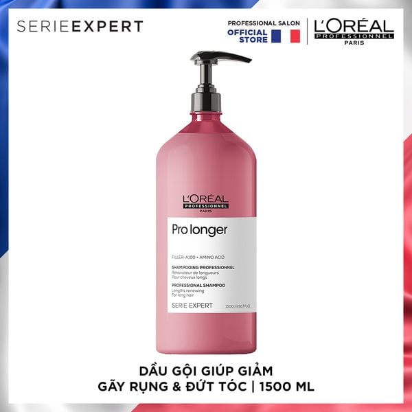 ( MỚI ) Dầu Gội Đứt Gãy Và Làm Dài Tóc Serie Expert Pro Longer 1500ml